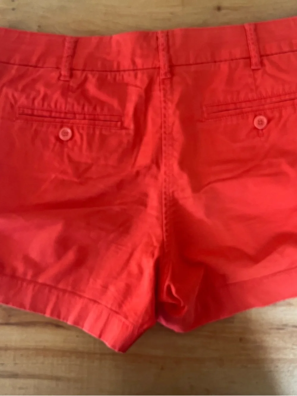 J. Crew Cotton Chino Shorts Trio - Yellow, Orange Light Pink - Picture 5 of 10